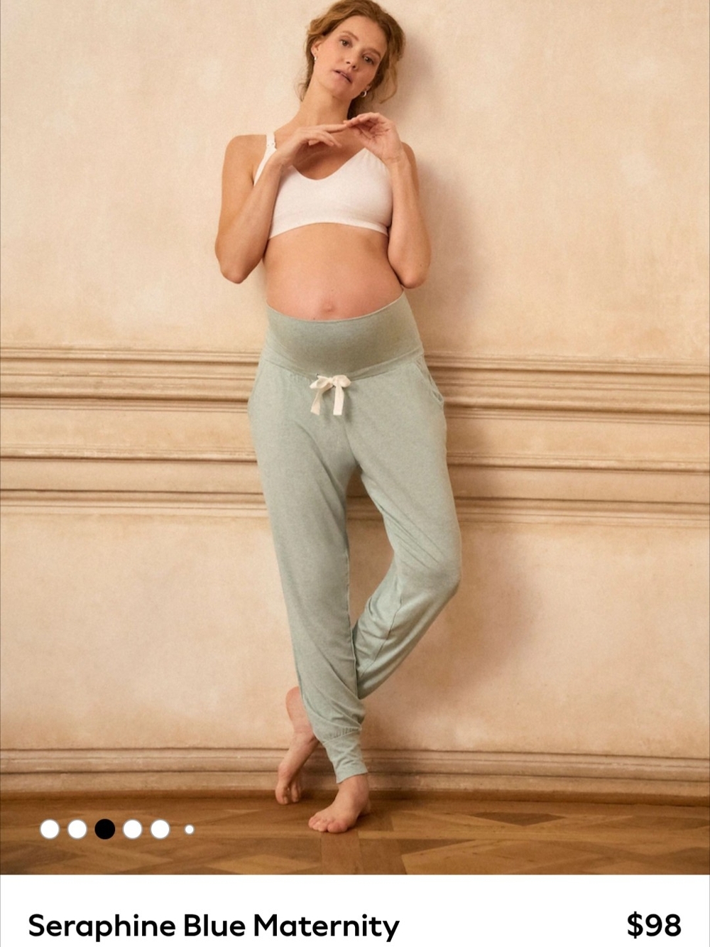 Seraphine Maternity Sage Green Lounge Pants